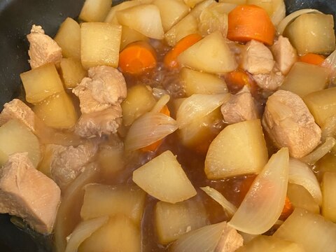 大根と鶏胸肉の煮物